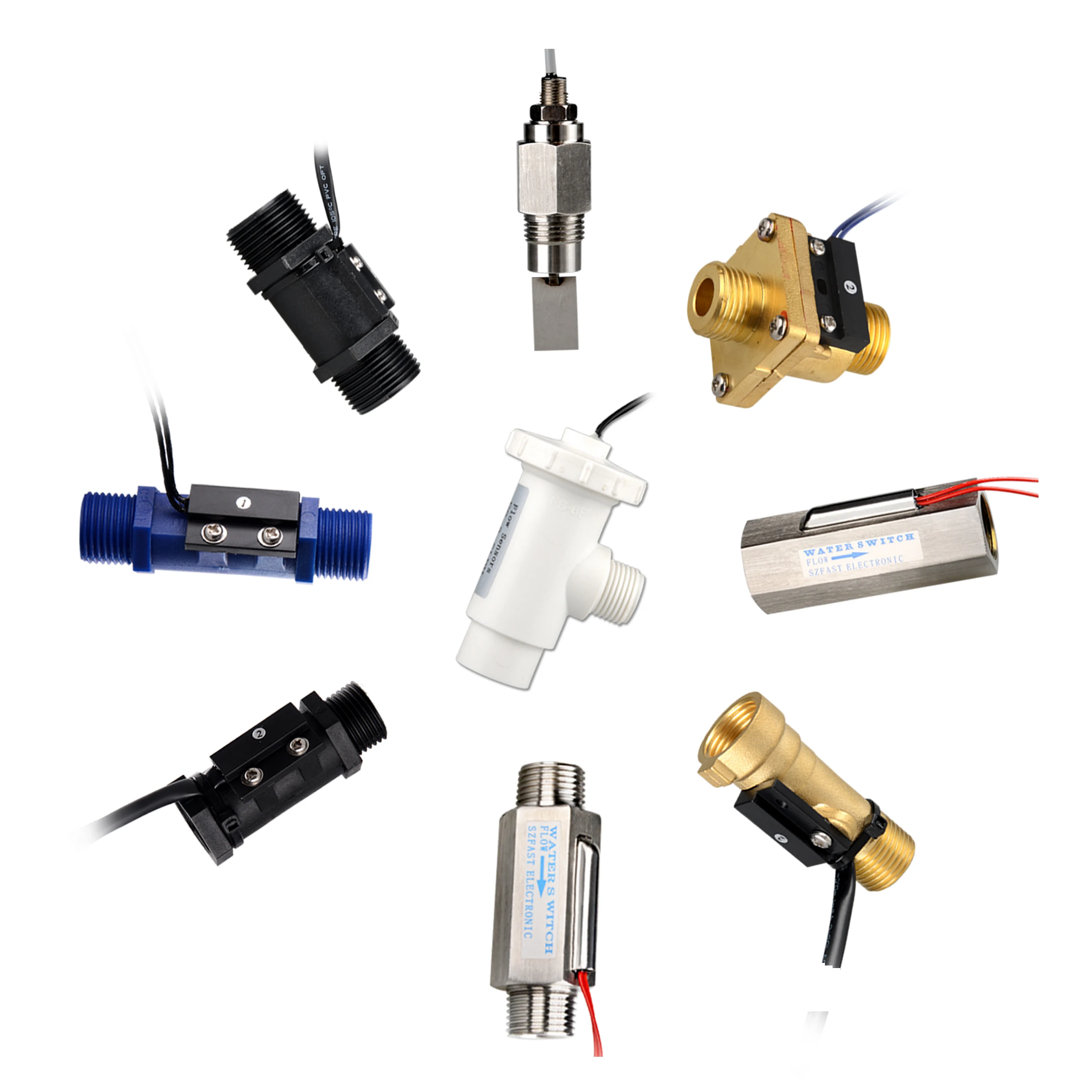 Supply Plastic Water Flow Switch DC130V G/NPT/R