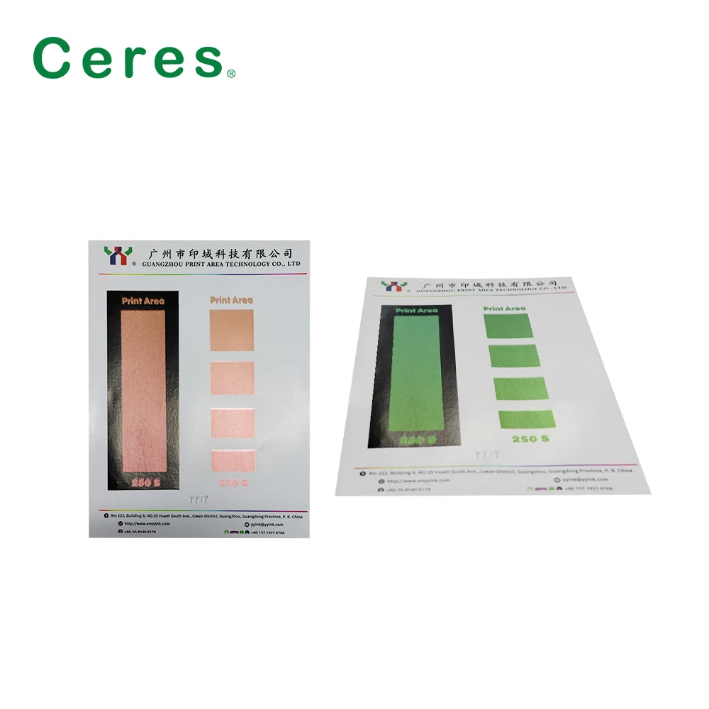 High quality YY19 gold to Green Optical Variable Ink For Screen Printing