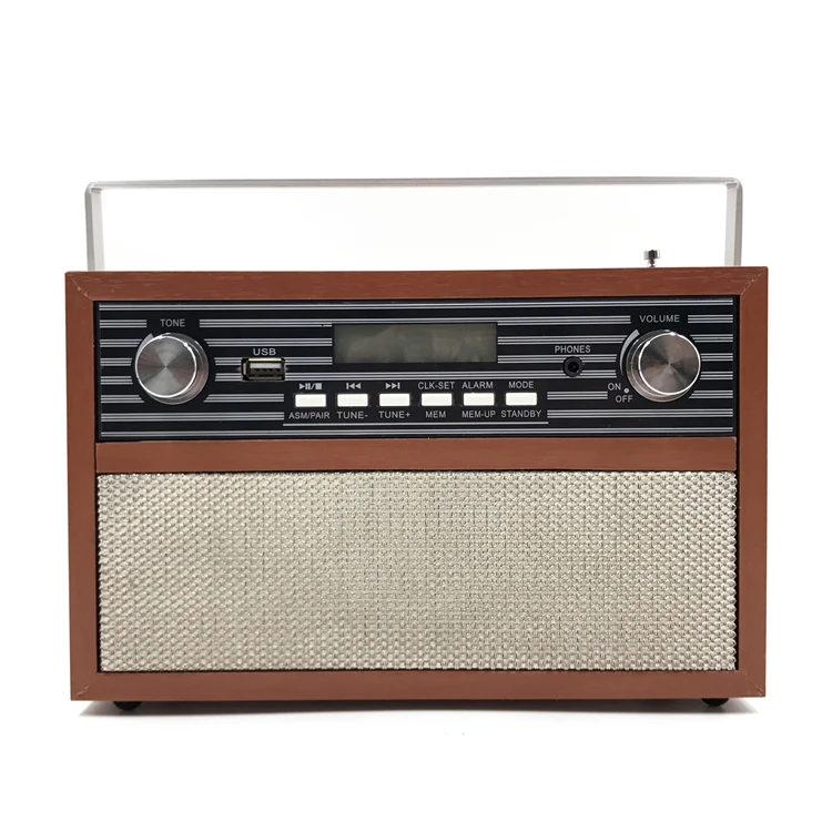 New turntable wholesale nostalgic wooden radio