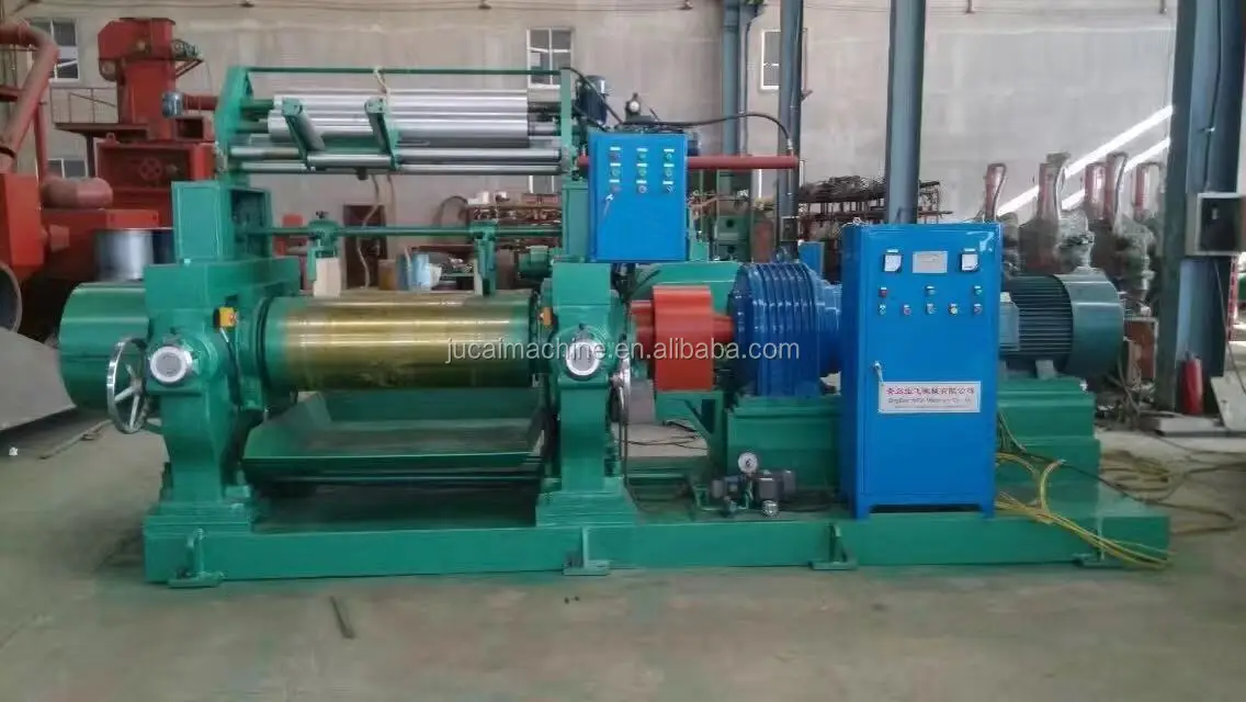 Used tyre two roll rubber mixing mill