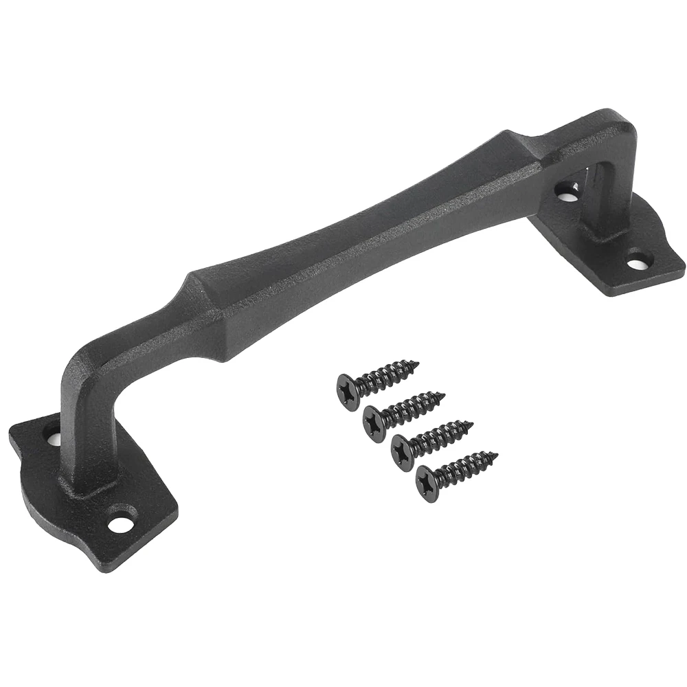 Cast Iron Metal Black Sliding Barn Door Handle
