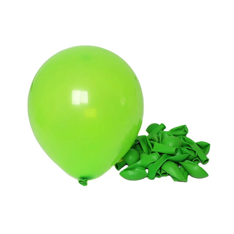 Factory Wholesale 9 inch 100 pcs Package Latex biodegradable Helium Quality matte Balloons for Party Decoration