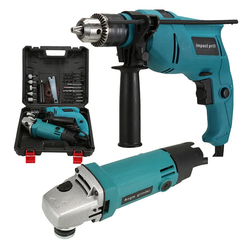 Grinder machine Electric Taladro electrico Electric angle grinder 110/220v Power Drill set power tool set with copper motor