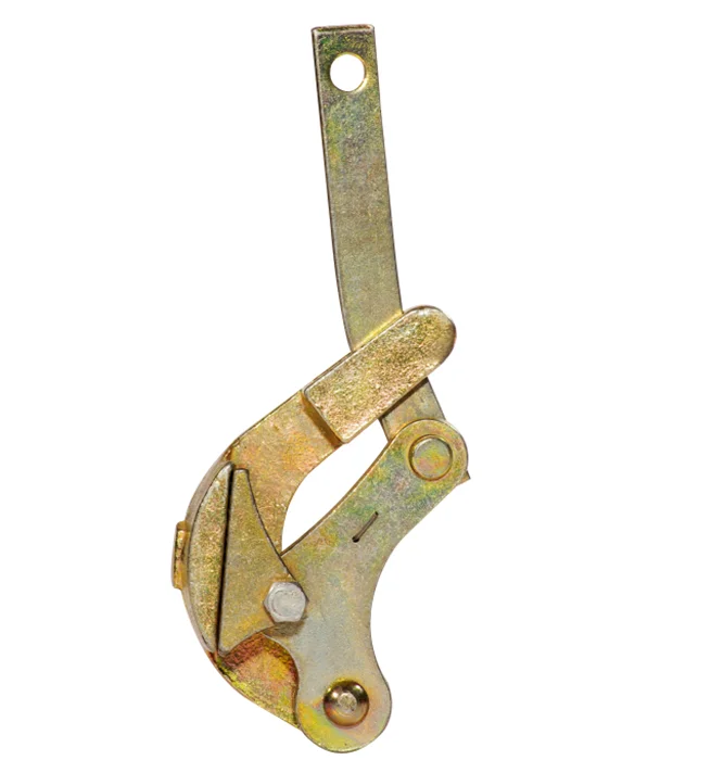 Tight wire gripping for ratchet puller(pulley tackle) steel wire rope grip from 500kg~3000kg