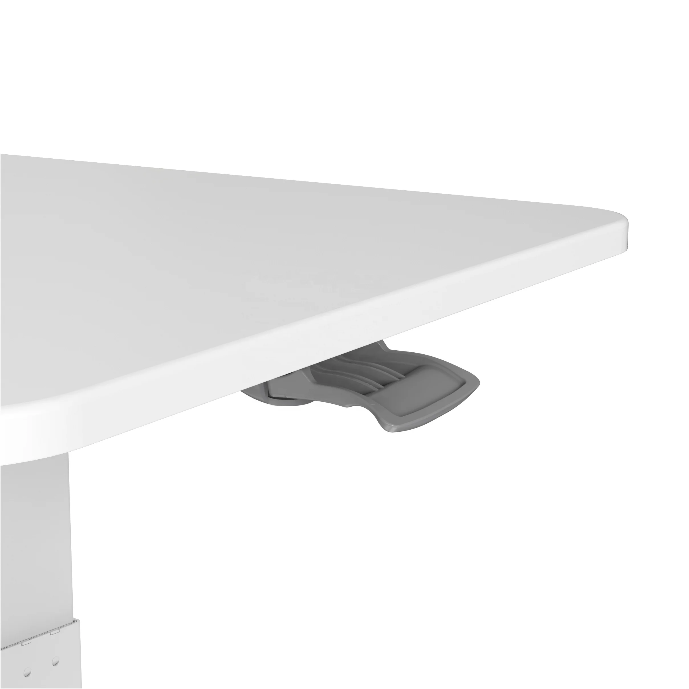 V-mounts Folding Height Adjustable Mobile Laptop Desk with Gas Spring Saving Space for Office and Home Use