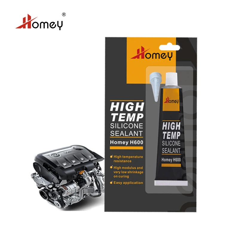 Homey Good quality high temp advanced red grey RTV neutral silicone sealant