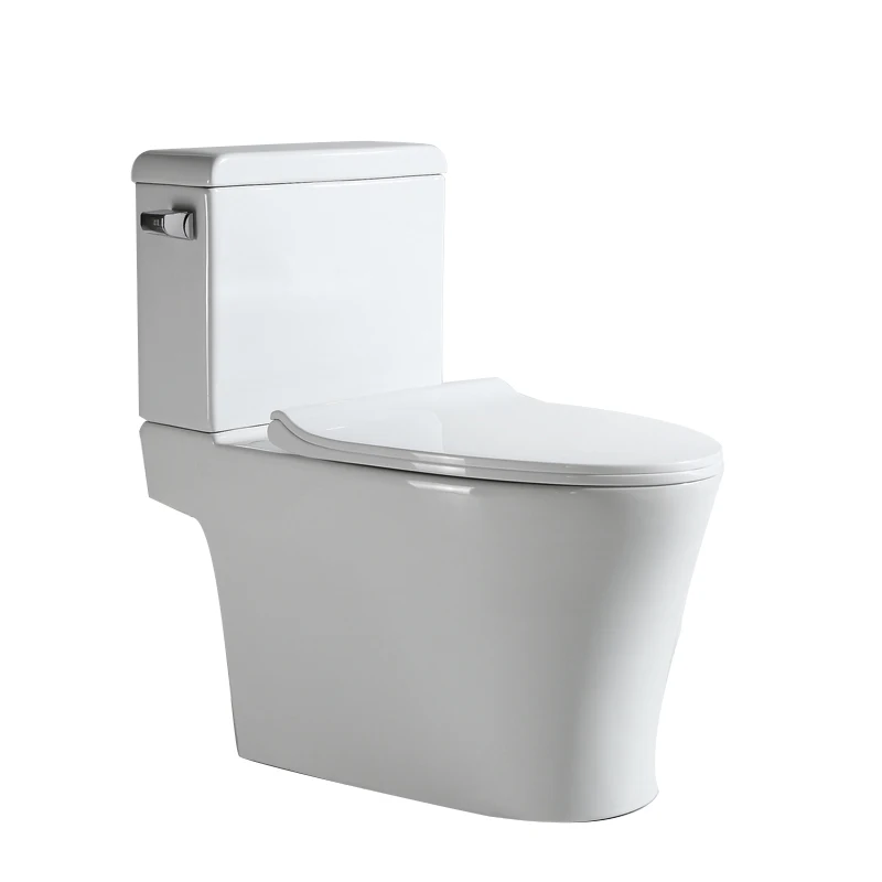 hot sales nano glaze two piece siphonic toilet WC  from China