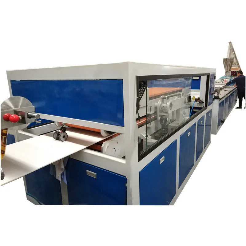 600mm width PVC sheet ceiling panel plastic tile plate extruder machine