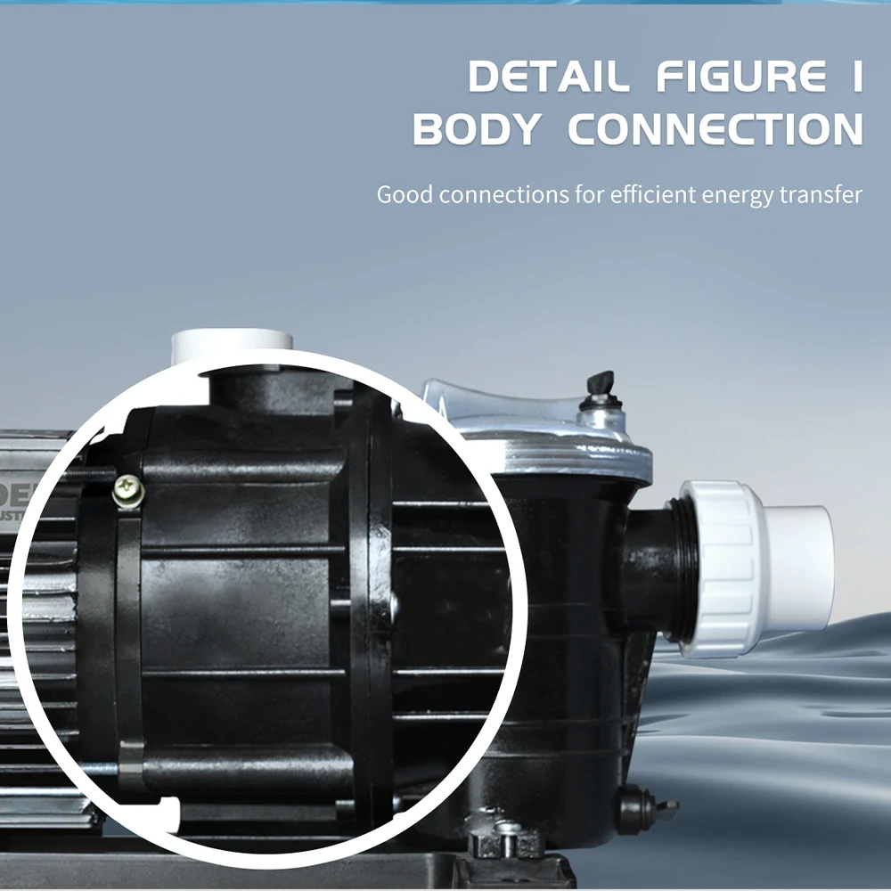 Swimming Pool Circulating Engineering Plastic Bath High Temperature Water Treatment Equipment Pumps