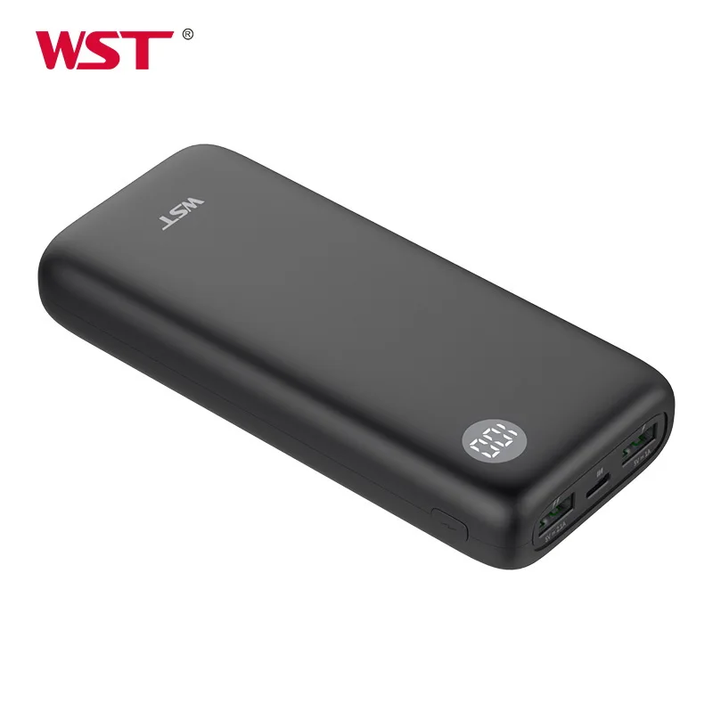 Wholesale price 20000mah power bank led display dual usb external battery charger