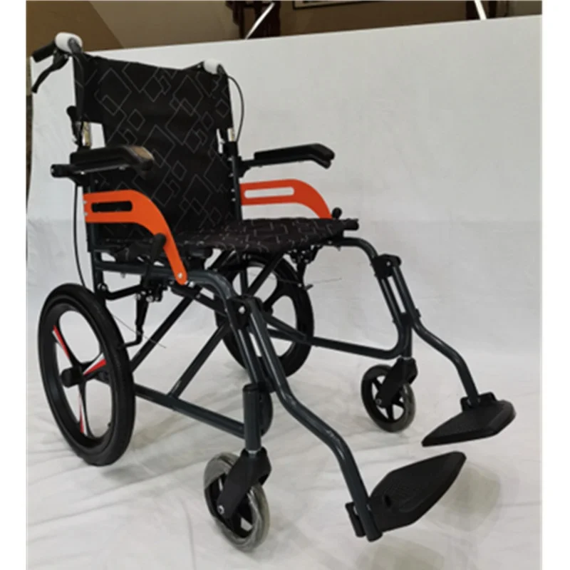 Hot Sale 2024 New Model 863-16 Aluminum Foldable Manual Wheelchair Low Price Disabled Folding Hand Control Wheelchair