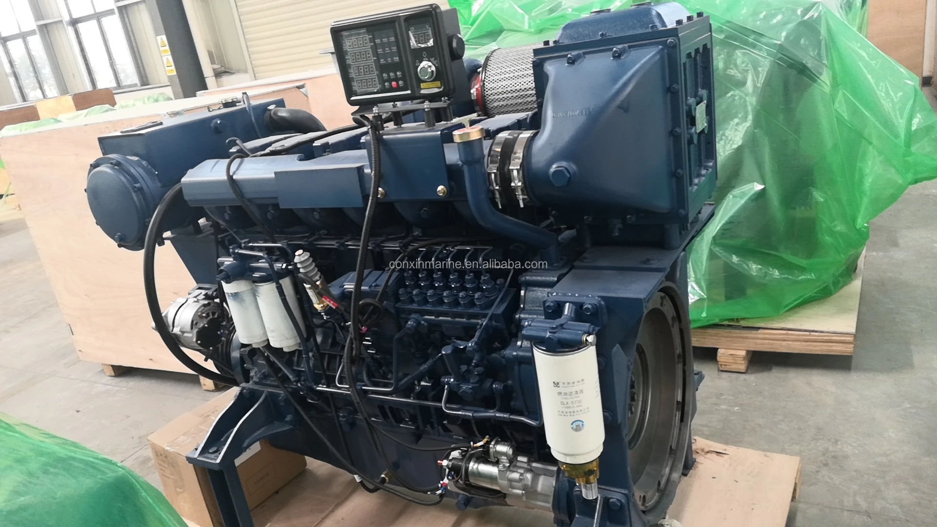 Top quality WP10 6 cylinder 280HP 300HP 320HP 4 strokes marine diesel engine for boat