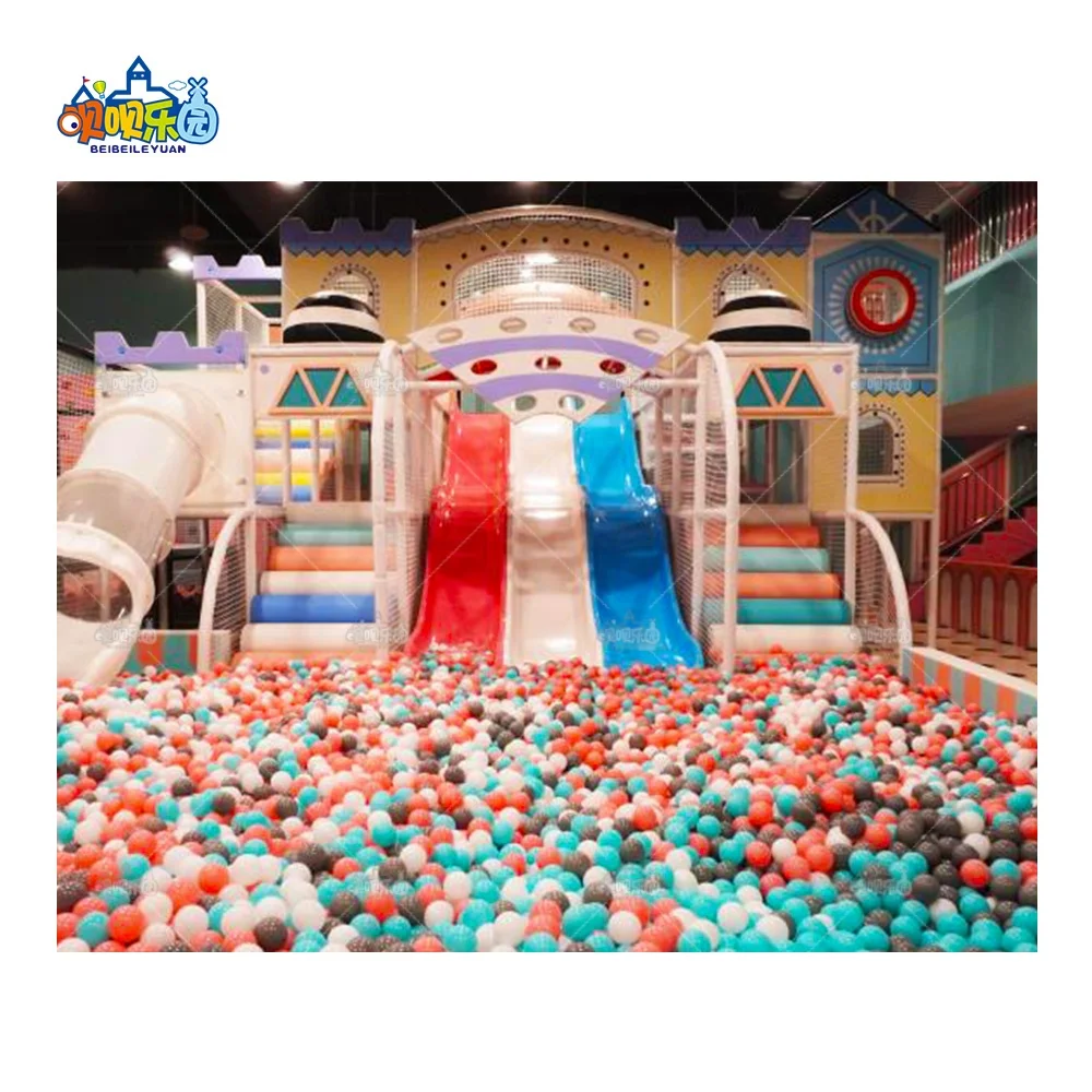 Commercial Children Multi-Function Slides Theme Park Soft Play Area Kids Indoor Playground Gymnastics Equipment