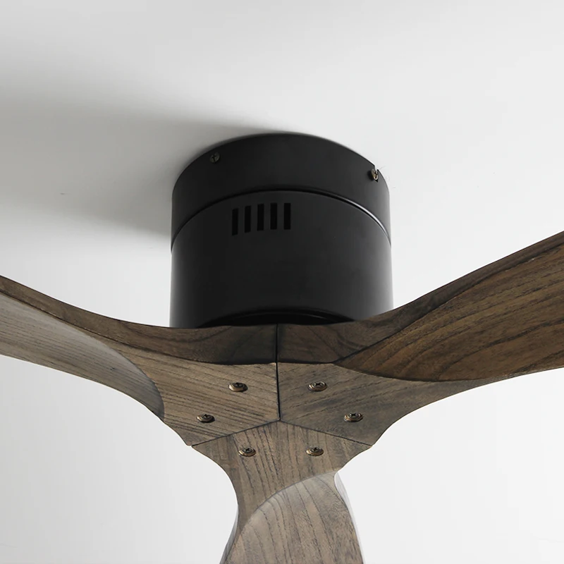 220v modern simple decorative wood blades ventilador de techo dc bldc motor remote control fan ceil