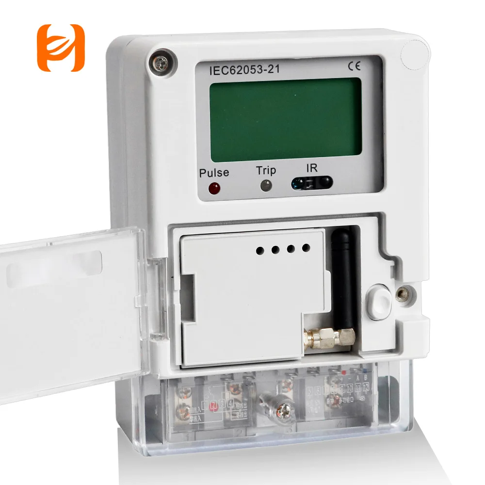 China Manufacturer Tariff Control GPRS Energy Meter With LCD Display