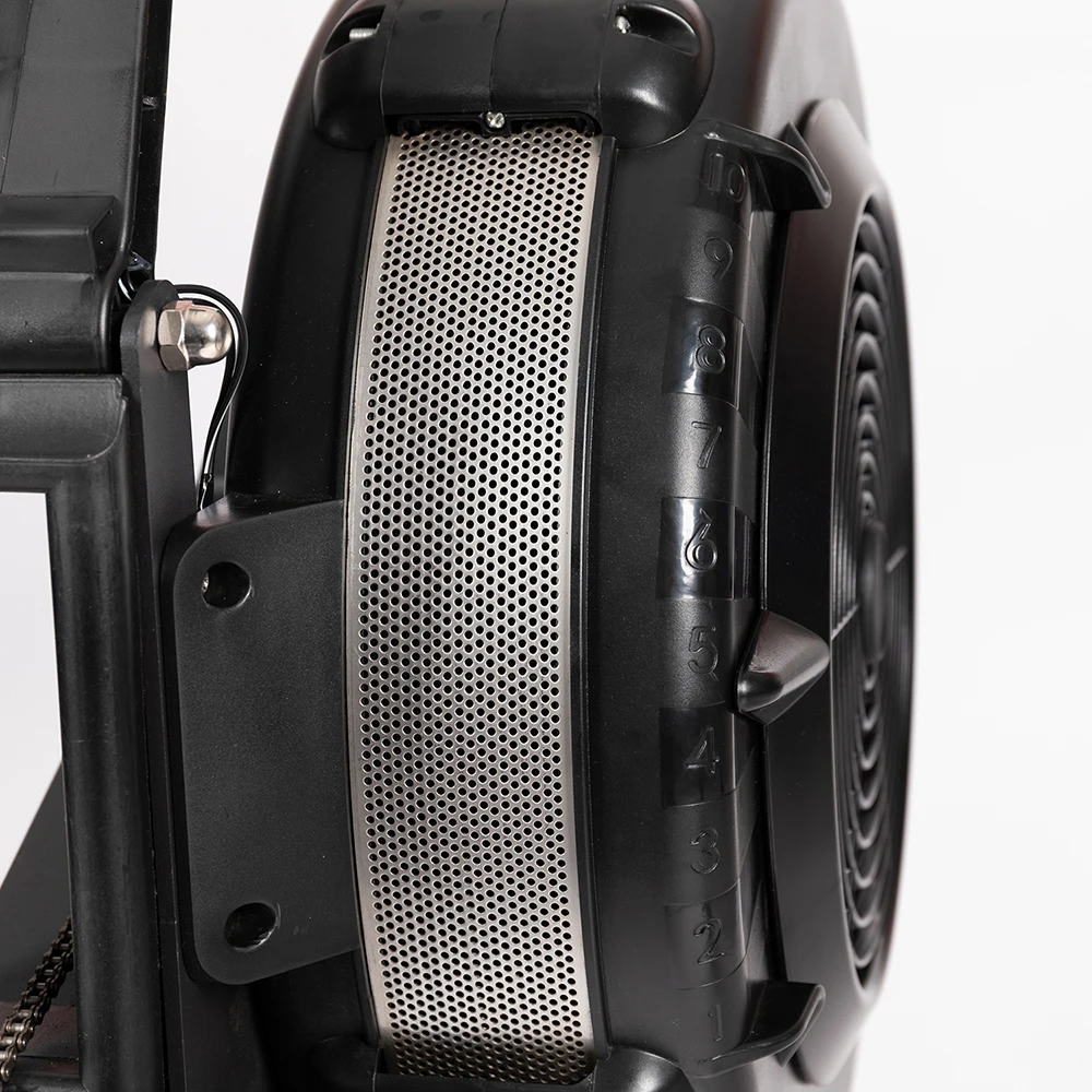 2021 new design portable cardio home gym exercise equipment air rower rowing machine with monitor