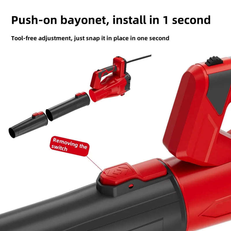 2024 Factory Wholesale Portable Industrial High Pressure  Cordless Electric Battery Blower Fan Air Leaf Blower Machine