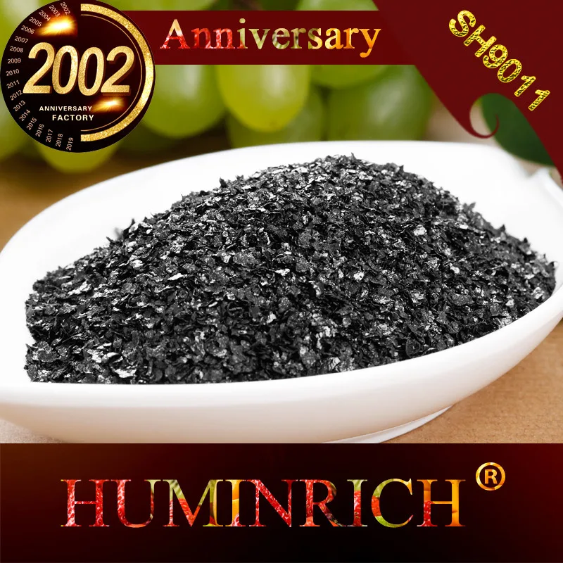 
HuminRich Login Shiny Flakes Sodium Humate Organic Fish Feed Additive 