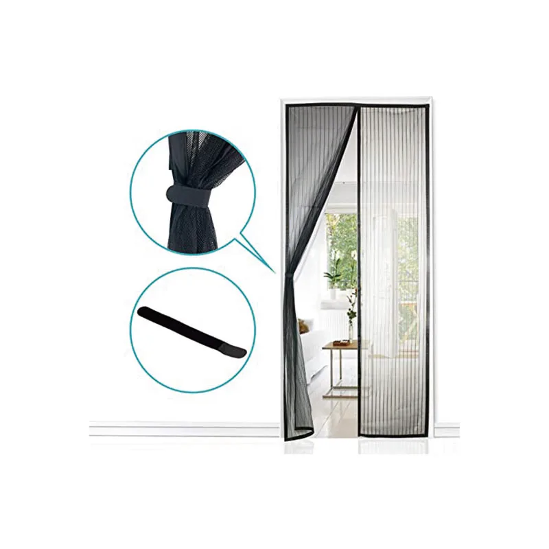 Лидер продаж, дверная сетка, магнитная сетка для насекомых, дверная крышка, раздвижная москитная сетка для спальни, дверь и окно