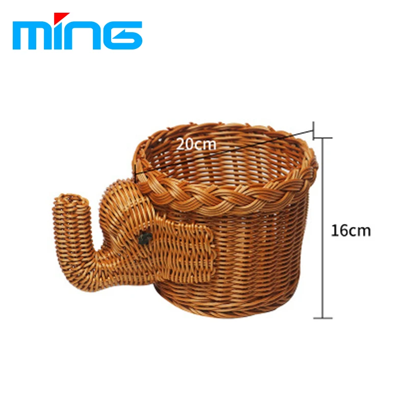 
Hot Selling 100% New PP Handmade Natural Design Wicker Basket 