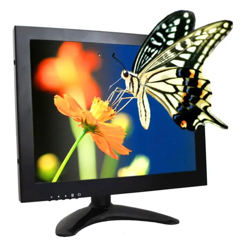 
Small size 8 inch 1024*768 lcd screen with VGA BNC AV input DC 12V power ATM car monitor 