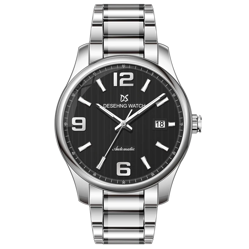 3A Quality Luxurious Night Vision 904L Stainless Steel Sapphire Glass Automatic mechanical watch