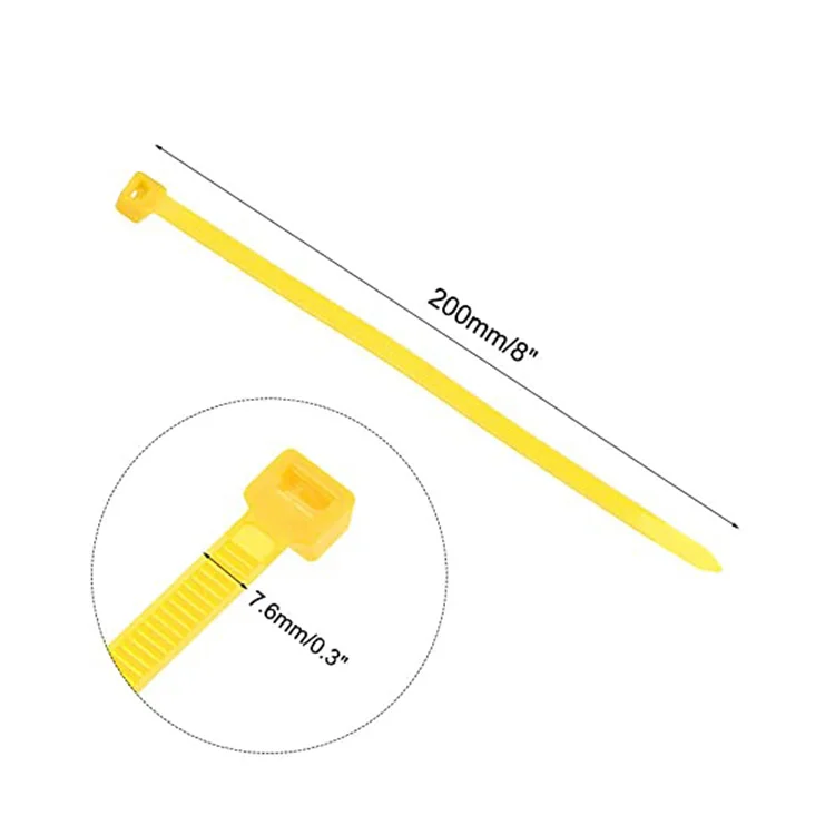 New plastic self locking nylon cable tie manufacturer