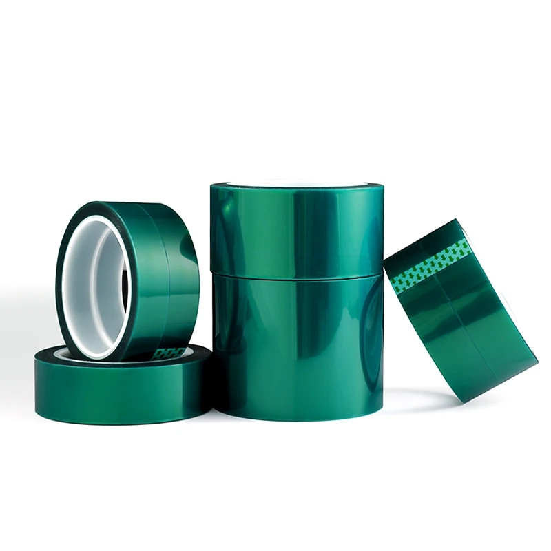 Factory Price High Temperature Adhesive Tape Acid and Alkali Resistant PET Silicone Tape For Circuit Boards Masking Protection