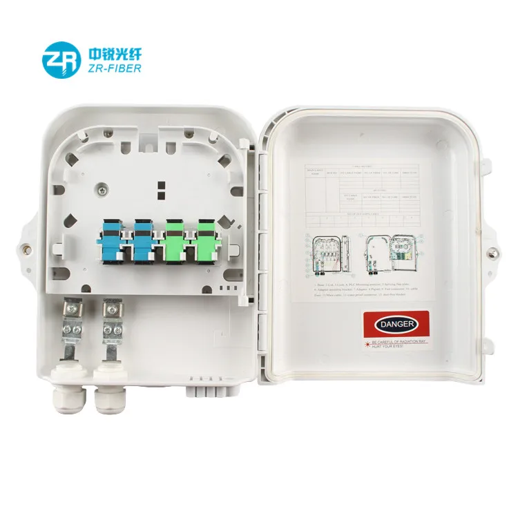 Cajas де Fibra птика FDB волокно оптическое прекращение ftth 8 core распределительная коробка