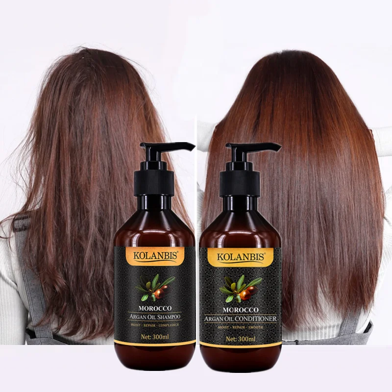 Bulk Price Argan Oil Shea Butter Hair Shampoo And Conditioner Hair Tail Scalp Moisturizing