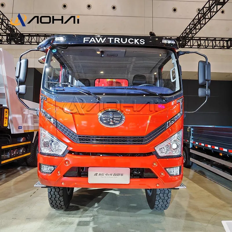 FAW 5 Ton Mini Dump Truck 6 Wheel Diesel 4x2 4x4 Manual 150-250hp Light Truck Euro 2 New Condition Light Dump Truck