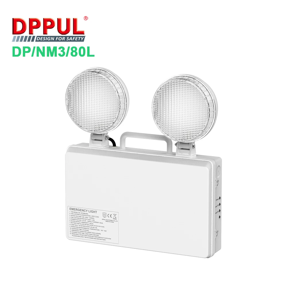 Water Proof Dual Head Emergency Light / LED Twin Spot Emergency Light