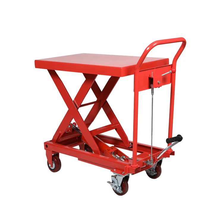 New Manufacturers 500KG Lifting Table Hydraulic Electric lift platform vehicle Warehouse Equipment
