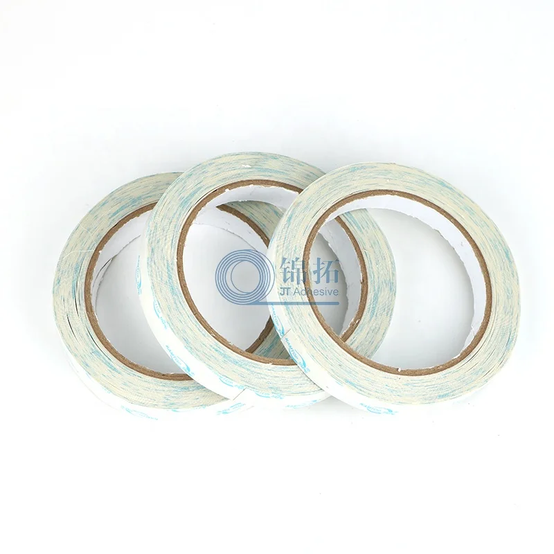 JT Adhesive Custom Double-sided Arts Crafts Adhesive Jumbo Roll Side Length Paper 1000m Tissue Tape