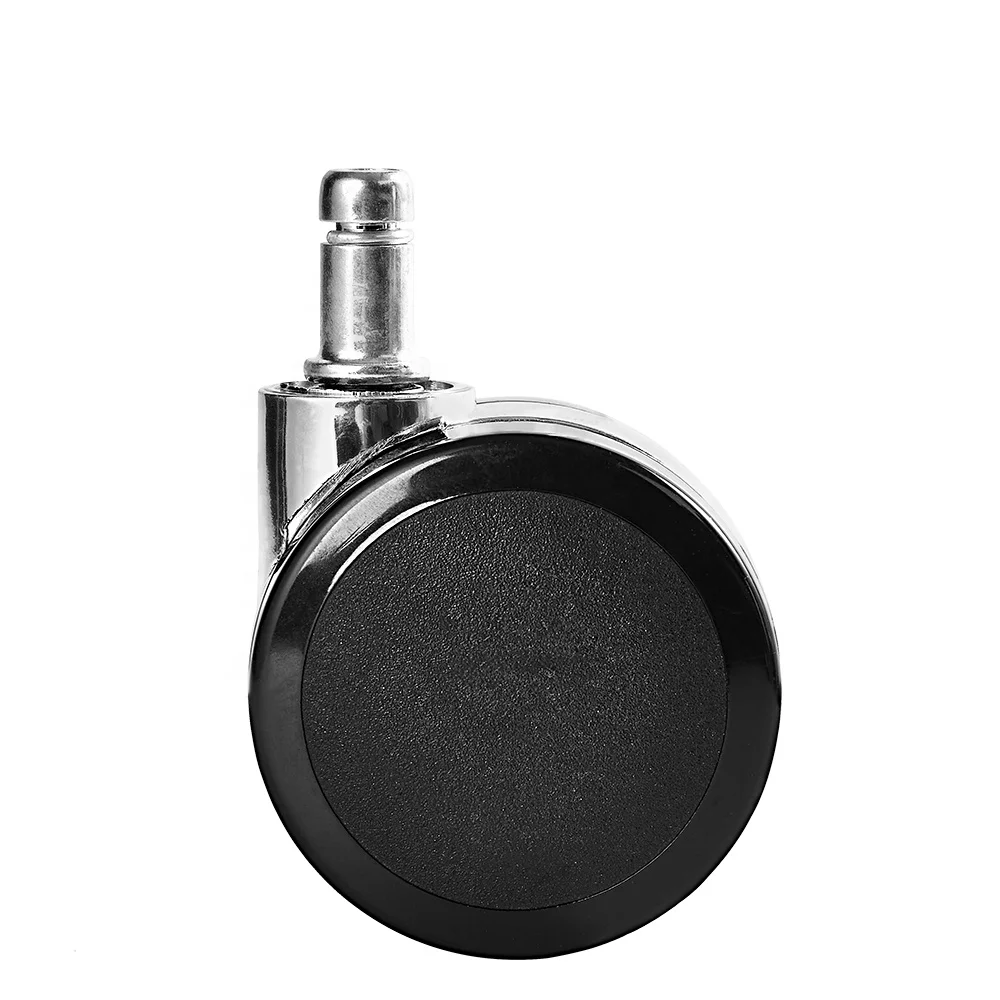 Gaming Chair Wheels 60 mm Mobile Plastic Castor Twin Wheel Furniture Casters with pin 11*22