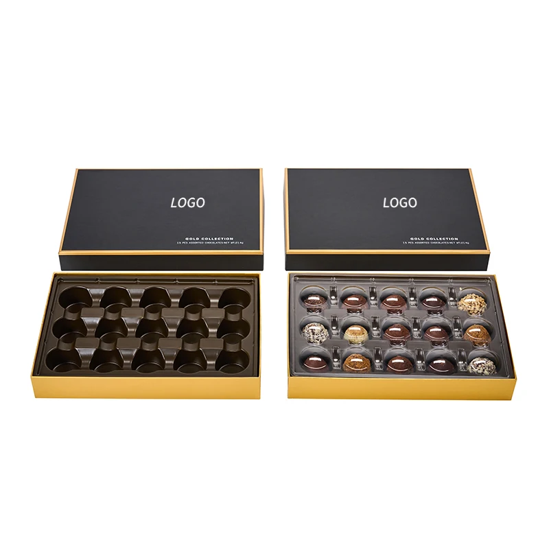 Wholesale Custom Logo Christmas Luxury Lid and Base Price Food Chocolate Packing Gift Box For Flowers And Chocolates