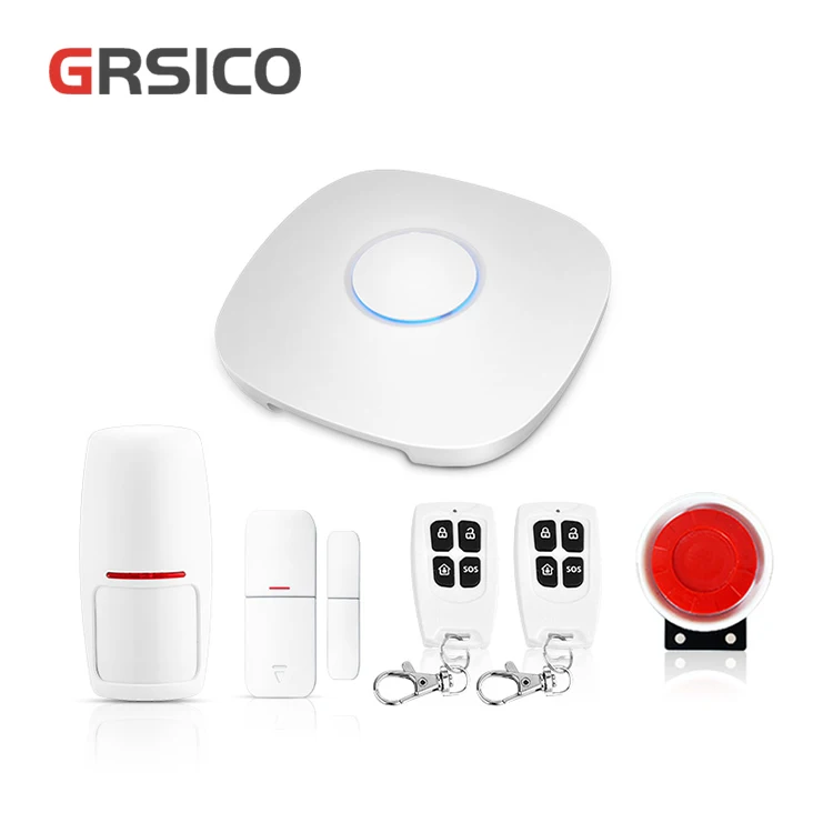 2022 New 4G tuya Home smart Security Alarm Set supports alarm, SMS, two-way intercom and professional security guards the who