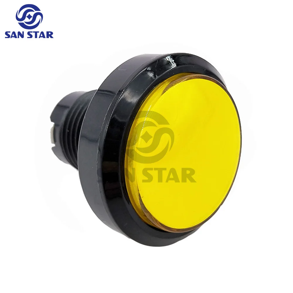 12V Round Shape Led 45mm Illuminated Led Button Arcade Coin Game Machine Parts Arcade Buttons And Joysticks