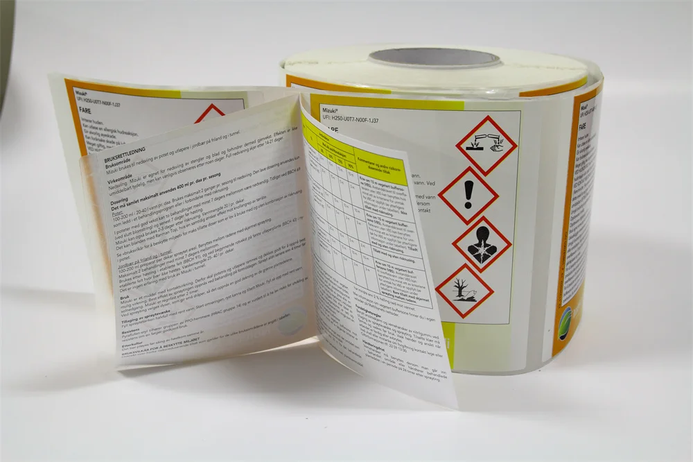 Packaging PP White Label Wholesale BOOKLET Private Labels for Business Application