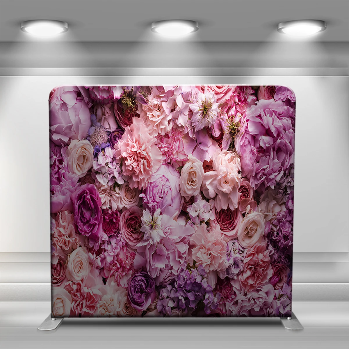 8 футов алюминиевая трубка стенд натяжение ткань Вечеринка события фото