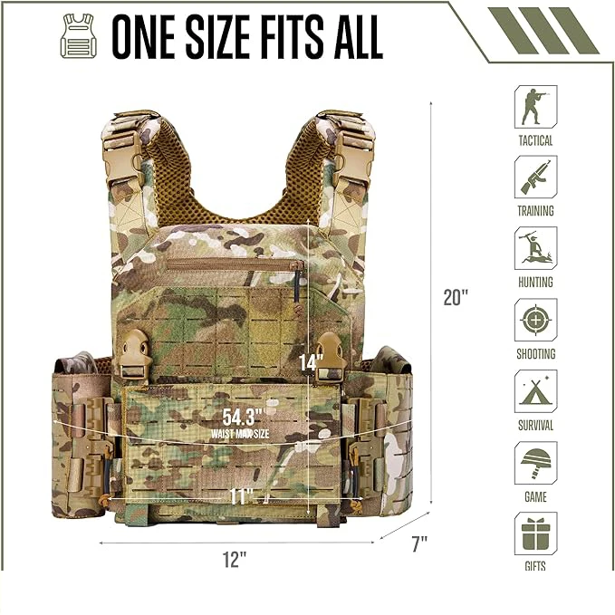 Outdoor China Manufacturer Hunting Security Multifunctional Vest Tactical quick release tactical vest