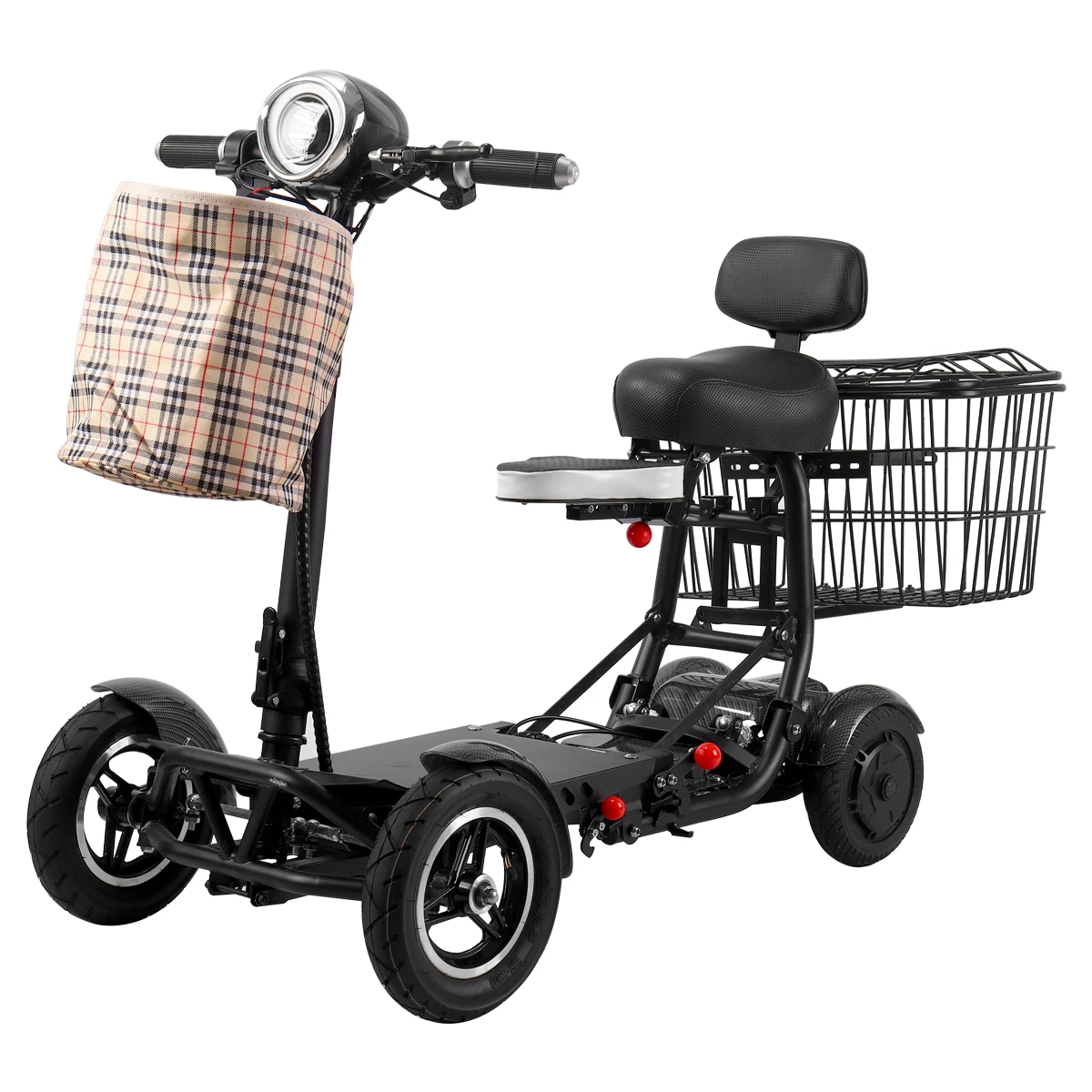 Off Road Mobility 4 Wheel Handicapped Electric Scooter For Elderly Adult