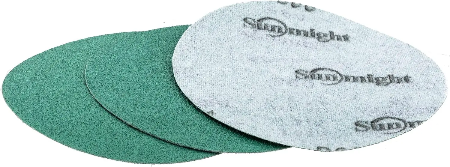 Шлифовальный диск sun May L312T с крючком и петлей 6 дюймов 120 г без отверстий 01408 100 дисков в коробке