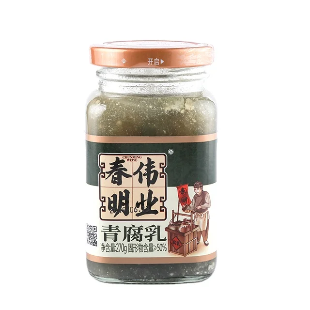 
Manufacturers Exporter Safe And Reliable 270g Green Bean Curd Stinky tofu food & beverage non-material cultural heritage 