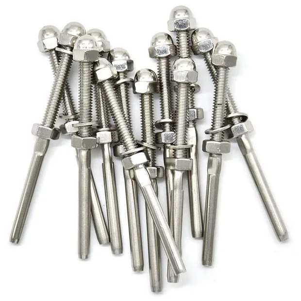 Stainless Steel Marine Grade Cable Railing Swage Threaded Stud Tensioner
