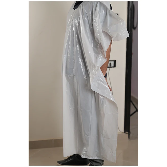 Cheap bulk wholesale high quality custom disposable plastic hairdresser apron plastic