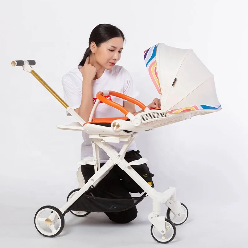Amazon Hot Selling Light Material Easy to Carry Travel Baby Walkers Hight Quality Rain Cover Luxury Baby Stroller