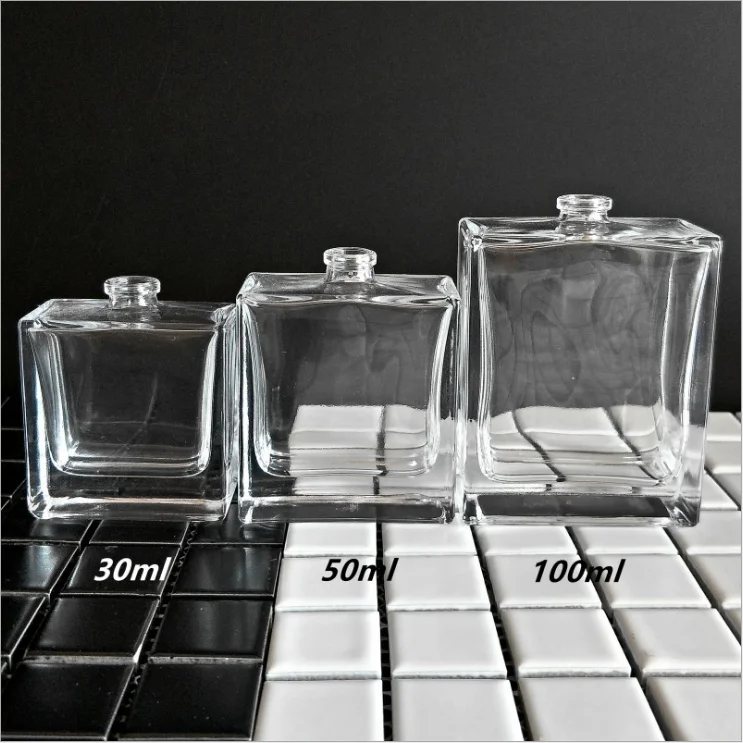 Hotsale 30ml 50ml 100ml Silver Glass Perfume Bottle Spray Glass Bottle