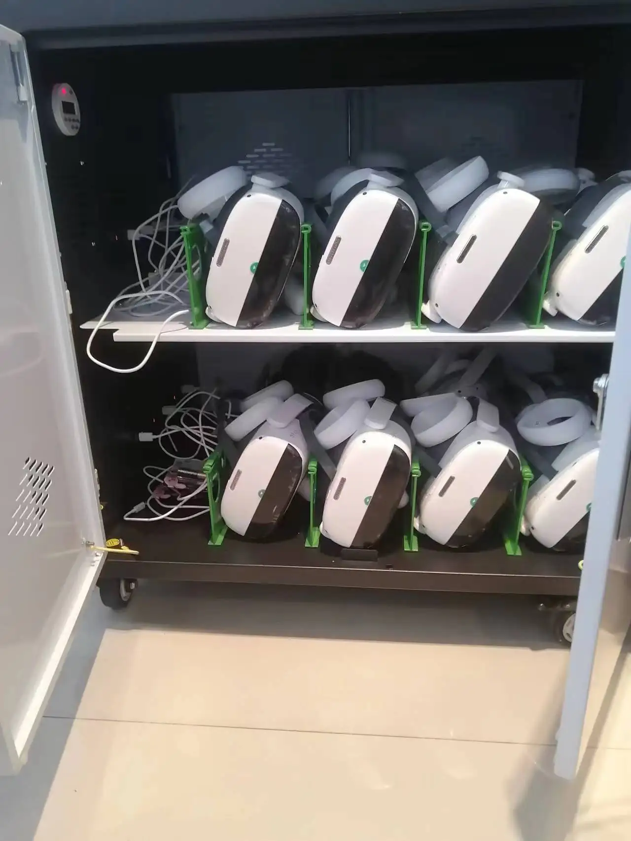 VR гарнитура зарядная тележка мобильный планшетный ПК станция TYPE-C USB-C USB-A 40 портов зарядный шкаф с колесами