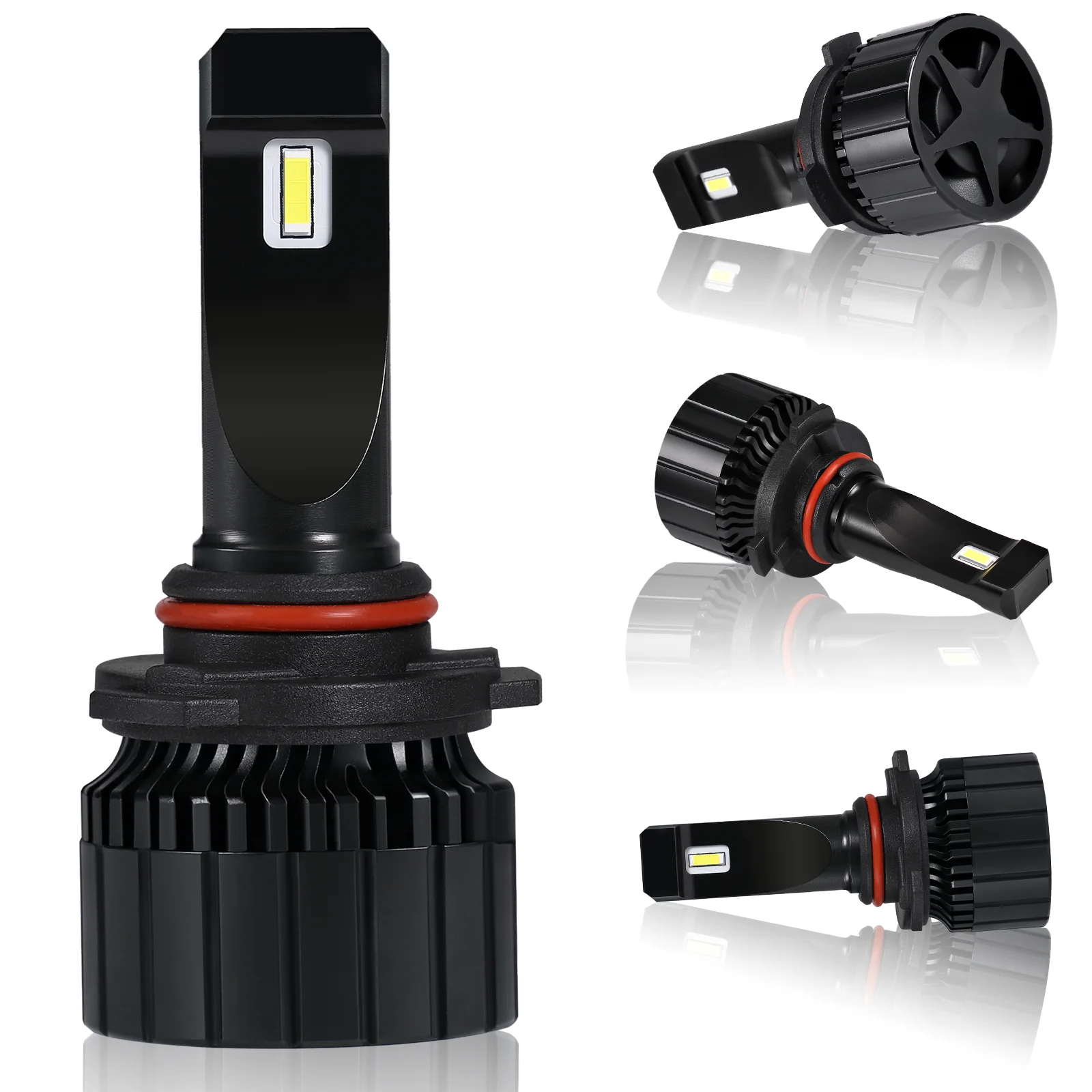 
Super Bright Waterproof medical lights bulbs 10000LM fan design gold Led H7 9005 9006 H13 H11 H15 H4 led headlight 